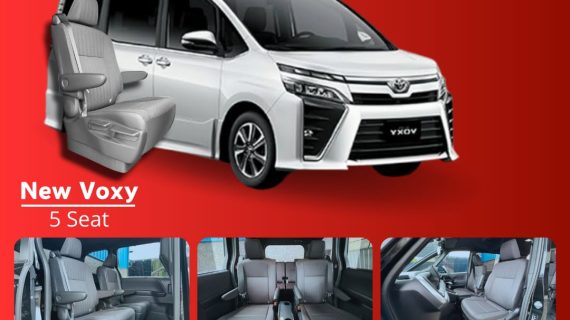 Sewa New Voxy Baze Harian Driver EPM Transport Kapasitas 5 Seat